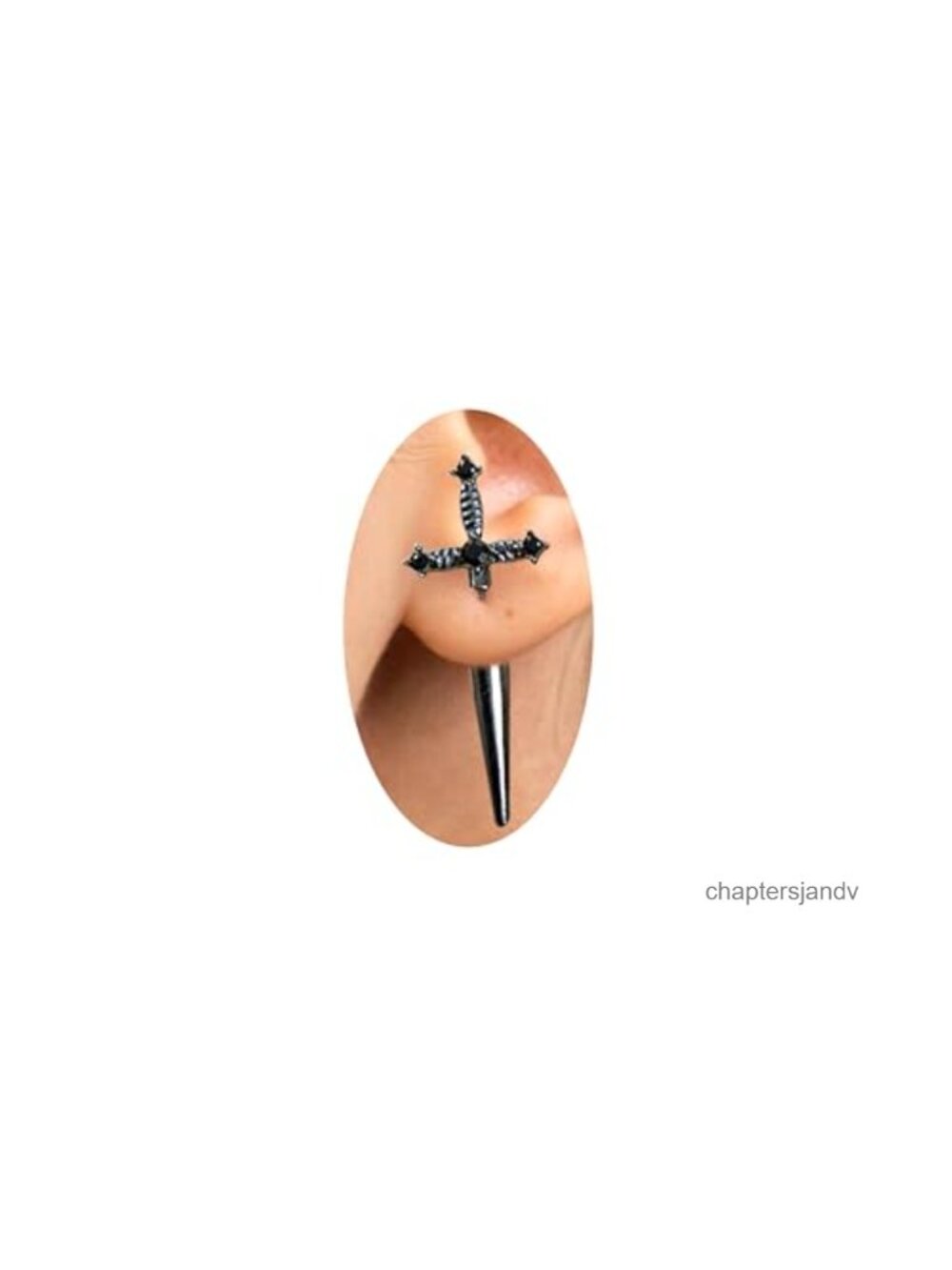 Goth Dagger Sword Earrings Punk Gothic Jewelry Gift